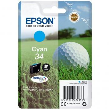 Durabrite Ultra Cyan Ink Cartridge for Epson 34 Golfball Printers