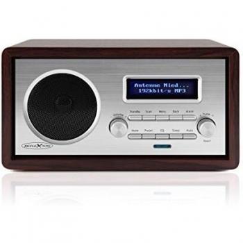 Reflexion HRA1260i WLAN-Radio im Retro-Design mit Radiowecker und AUX-Eingang