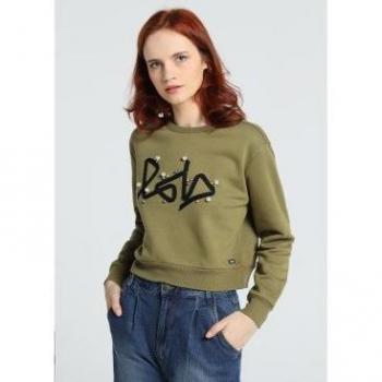 Jeans Lois Felpa Verde 132058 L