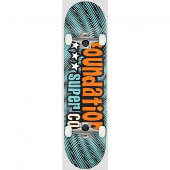 SkateDeck Orange 3-Star 7.8
