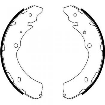 HELLA Ganasce freni 8DB 355 022-071