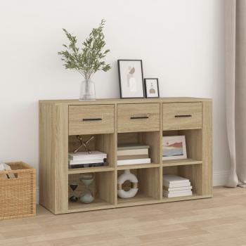 Meuble de Rangement Chêne Sonoma 100x30x59,5 cm