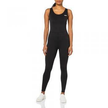 GUESS Langer Jumpsuit für Damen von Aleta, Schwarz (Jet Black), Large