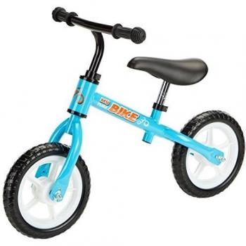 Bicicleta Sin Pedales Azul y Casco Blanco My First Bike  Bicicleta de Aprendizaje y Equilibrio Para Niños y Niñas de 2 a 5 años Bicicletas Balance Bike Feber Famosa
