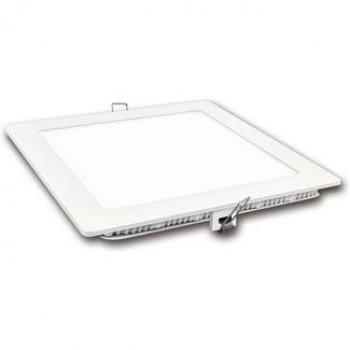 Downlight led cuadrado blanco matel 18w 6400K