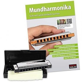 Cascha Mundharmonika, Blues Mundharmonika Set C-Dur inkl. Schule, Mundharmonikas, Diatonische Mundharmonikas, Blues Mundharmonika Set C-Dur inkl. Schule