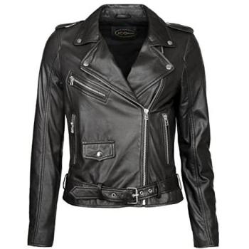 Bikerjacke JCC 31021621 Gr. L, schwarz, Damen