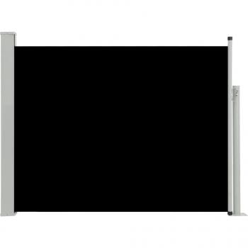 Auvent Latéral Extérieur Noir 140 x 500 cm