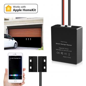Controlador de puerta de garaje inteligente con Apple Homekit y Siri