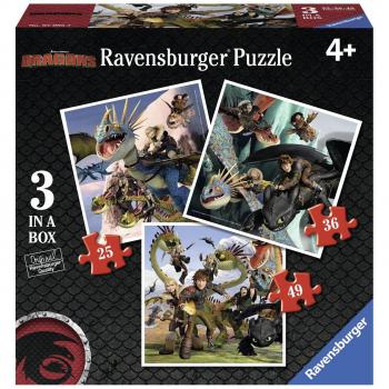 Serie Puzzle Draghi Ravensburger 25 36 49
