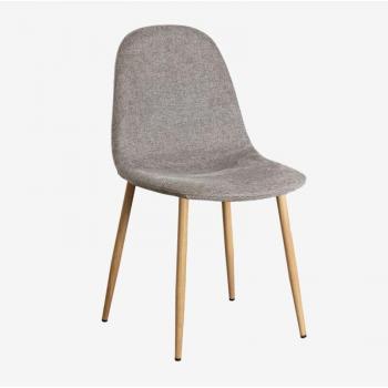 Chaise de Salle à Manger en Bois Naturel Glamm SKLUM