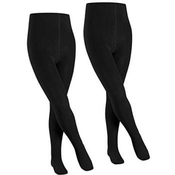 Collant Nero in Pacchetto Duo Falke Family 152-164