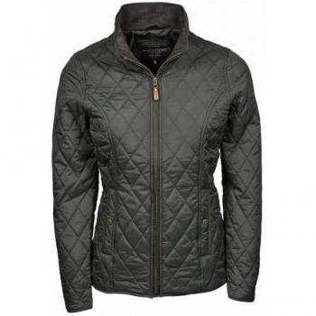 Tee Jays Richmond Diamond Quilted Coat for Women, Medium – Navy