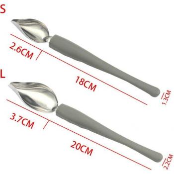 2Pcs Culinary Sauce Painting Spoons