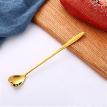 Acero Inoxidable Cucharita de Té y Café con Mango
