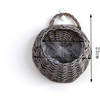Wicker Hanging Planter for Vines