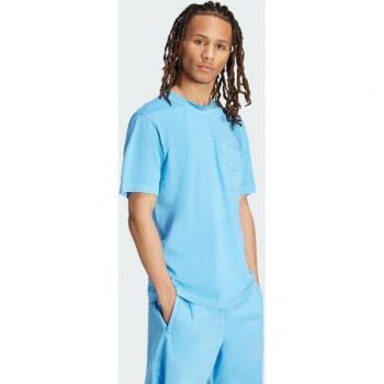Adidas Herren T-Shirt Trefoil Blau Größe M