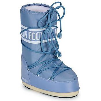 Moon Boot enfant MB ICON NYLON bleu – Botte de neige