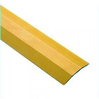 Aluminio Anodizado Oro Rufete, Pletina Adhesiva 36×1 cm