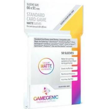 Fundas GAMEGEN!C de 66x91mm con 50 unidades tono mate antirreflejos