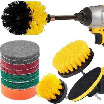 Pack de 12 brosses de nettoyage pour perceuse