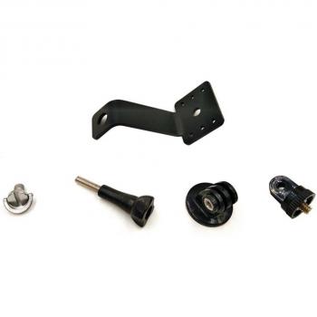 360 Degree Aluminum Motorcycle Mirror Mount for GoPro Hero 8, 7, 6, SJCAM, EKEN/Yi 4K