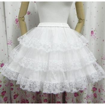 Robe de Costume Lolita avec Jupe en Dentelle