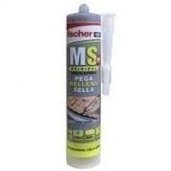 Ms sellante adhesivo gris 546184 fischer 290ml