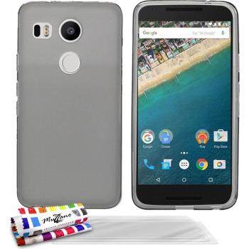 Estilo Gris Le Glossy + Protección Anti Golpes Muzzano para Nexus 5X