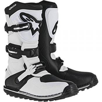 Bottes de moto Alpinestars Tech-T Blanc Rouge taille 47
