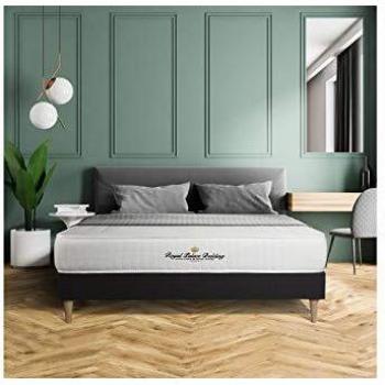 Ensemble sommier matelas 160x200 Lancaster Ferme Ressorts ensachés mémoire de forme Noir