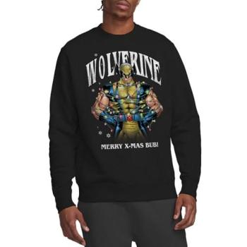 Marvel Wolverine Xmas Cheer Pullover – Black (Unisex, 2XL)