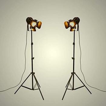 YUENSLIGHTING Tripod Floor Lamp with 5m Cable