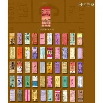 Antique Style Ticket Scrapbooking Collection