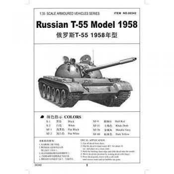 Trumpeter 00342 Modèle réduit Char T-Shirt 55 a de 1958 de Russe