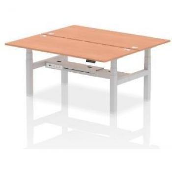 Dynamic Air Back-to-Back W1800 x D800mm Height Adjustable Sit Stand 2