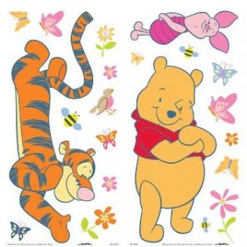 Adesivi Murali con Tema Fiore per Bambini di Winnie the Pooh