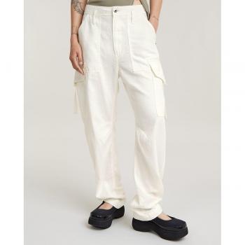 Pantalon cargo femme G-Star Blanc Élégant