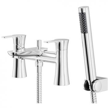 Lavell Chrome Bath Shower Mixer Tap with Kit