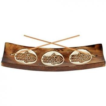 Mango Wood Hamsa Ashcatcher