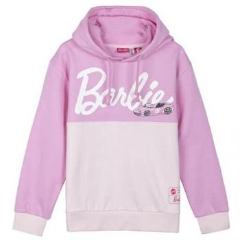 Sudadera Rosa con Capucha de Barbie para Niñas