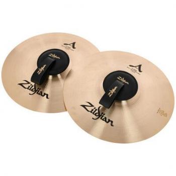 Percussions Orchestre : Zildjian A0475 – Cymbales Frappées Marching Z Mac 16 (2 pièces)