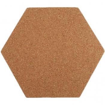 Self-Adhesive Cork Hexagon Tiles for Wall