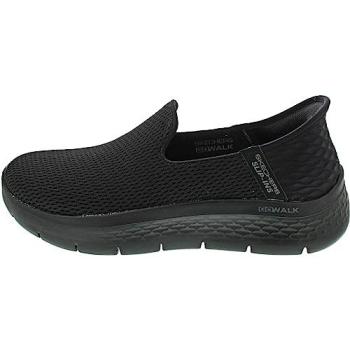 Go Walk Flex Slip‑On Damen in Schwarz – Relish Edition, 42