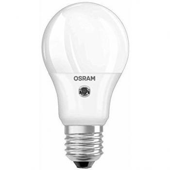LED Osram Sensor Daylight Classic A E27 BIANCO CALDO 5W