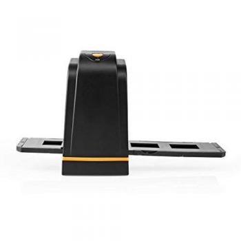 Nedis Black Film Scanner for 35mm Negatives and Slides, 10 MP, 1800/3600 DPI, USB-Powered, Scanning Time 2s, with Software