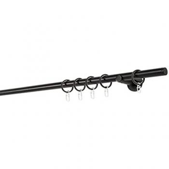 Mydeco 20mm Gardinenstange mit Wandträger 6,5 cm, 1-läufig, Fixmaß