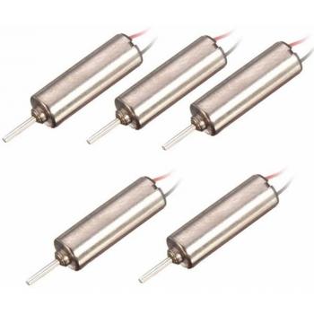 5pcs 3.7V 66000RPM Wired Micro Motors for Model Toys