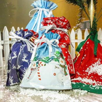 Organisateur de grande capacité pour Noël avec système de fermeture par cordon