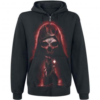 Toxic Angel Charon Black Zip-Up Hoodie